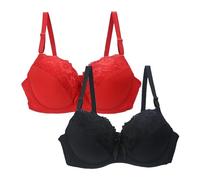 Blitzangebote des Tages Angebote Tages Blitzangebote Damen Push Up BH Mit Blumen Spitze Schalen BH Elegant Vollschalen Bequem Große Brüste Bra Komfort Klassische BHS Meine Bestellungen Anzeigen