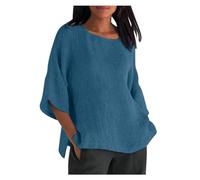 Blitzangebote des Tages Heute Befristet Schöne Blusen Damen Elegant Weißes T-Shirt Damen Locker Elastischer Bund Mit Schleife Ringelshirt Blau Weiss Damenbekleidung Sale Marken Sommer
