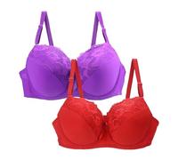 Blitzangebote des Tages Warehouse Deals Angebote Damen Push Up BH Mit Blumen Spitze Schalen BH Elegant Vollschalen Bequem Große Brüste Bra Komfort Klassische BHS Angebot des Tages Blitzangebote