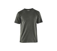 Blklder Damen T-Shirt, Blau, Kurzarm, Crew-Ausschnitt, M (EU), Alpha, Regular, 1 Count, Ohne Kragen, Einfarbig, Pull-On, Stretch, Frauen, T-Shirt
