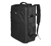 blnbag M6 - Bordgepäck-Rucksack 55x40x20 cm Travel Backpack Laptop-Fach, Flugzeug Reiserucksack robust, Cabin Bag max. 44 L, Reisen, Black
