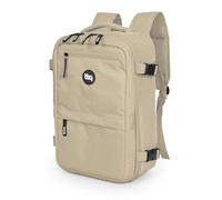 blnbag M6 - Handgepäck Reiserucksack 40x20x25 cm Ryanair robuster Rucksack mit Laptop-Fach, Flugzeug Underseater Rucksack Carry-On 20 L, Tagesrucksack, Freizeit, Uni, Reisen, Champagner