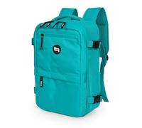 blnbag M6 - Handgepäck Reiserucksack 40x20x25 cm Ryanair robuster Rucksack mit Laptop-Fach, Flugzeug Underseater Rucksack Carry-On 20 L, Tagesrucksack, Freizeit, Uni, Reisen, Aquagreen