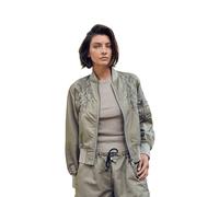 Blonde No. 8 Damen Jacke Bomberjacke Übergangsjacke WASTON mit Paillettenbesatz (DE/NL/SE/PL, Numerisch, 40, Regular, Regular, Salbei)