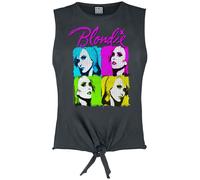 Blondie Amplified Collection - Neon Quadrant Top charcoal in L