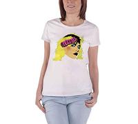 Blondie - T-Shirt # M Ladies White # Punk Logo