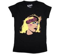 Blondie Damen-T-Shirt: Punk-Logo (schwarz), Schwarz , 4X-Large