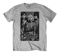 Blondie - T-Shirt # L Unisex Grey # Band Promo