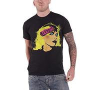 Blondie T Shirt Punk Band Logo Warhol Nue offiziell Herren Schwarz