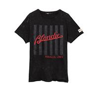 Blondie T-Shirt Unisex Männer Frauen Parallele Song Band Schwarz Top XL