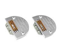 Blooy - Standard-Nadelplatte und Gummi-Futter-Hunde-Set, passend für Juki Brother Singer Jack Industrial-Nähmaschinen E14, E16, E18, E20, E22, E24 (2 Sets) (E20 (2,0 mm))