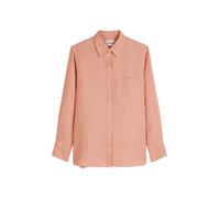Blouse, easy shaped, long sleeve, kent collar, chest pocket, sol MELLOW PEACH 42 MELLOW PEACH