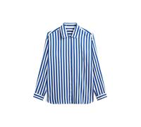 Langarmbluse MARC O'POLO "aus LENZING™ ECOVERO™", Damen, Gr. 42, multi, shiny blau, Obermaterial: 100% Viskose, bedruckt, elegant, regular fit lang, Langarm Manschette, Blusen (92905328-42) multi, shi