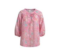 BLOUSE W NECKPANEL AE SLIT, 3/4 RAG 36