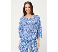 Blouse Woven Long Sleeves Blau 40