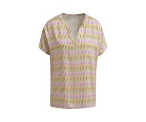 Blousetop with panel and v-neck Sonstige 46