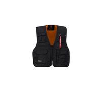 Blouson ALPHA INDUSTRIES "Utility Vest", Herren, Gr. L/XL, schwarz, Obermaterial: 100% Nylon; Futter: 100% Polyester, Jacken (81473428-L) schwarz
