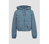 Blouson aus Baumwolle mit Kapuze S blau 2162671.5295.S