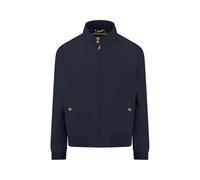 Blouson aus Materialmix im Harrington-Stil mit Stehkragen dark navy / XXL