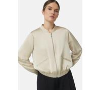 Blouson aus Satin beige 46