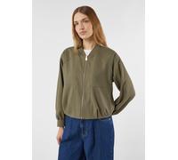 Blouson aus Twill mit Faltendetails olive 32