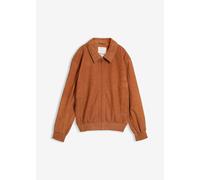 Blouson aus Veloursleder 48