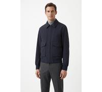 Blouson BOSS ORANGE "Ocruise", Herren, Gr. 48, dunkelblau404, Web, Obermaterial: 100% Polyamid, unifarben, relaxed fit normal, Bündchen, Jacken Blouson, Aviator-Stil, wasserabweisend, Relaxed Fit (486