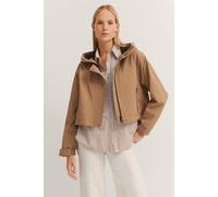 Blouson BUGATTI, Damen, Gr. 36, beige (50, beige), 100% Polyester, unifarben, regular fit, Manschette, Jacken Blouson, wasserabweisend (36659601-36)