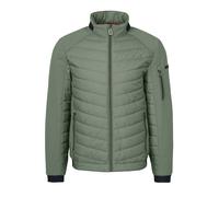 Blouson BUGATTI, Damen, Gr. 58, grün (moos), 100% Polyester, unifarben, regular fit, Bündchen, Jacken Blouson, im Materialmix (63091145-58)