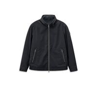 Blouson BUGATTI "DynamicSeries", Herren, Gr. 56, 390, marine, 100% Polyester, unifarben, regular fit, Jacken Blouson, Regular Fit wasserabweisend mit Kapuze (96087301-56) 390, marine