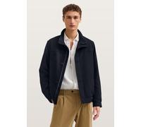 Blouson BUGATTI "Premium Suede", Herren, Gr. 54, 390, marine, 100% Polyester, unifarben, regular fit, Jacken Blouson, Regular Fit wasserabweisend (45015315-54) 390, marine