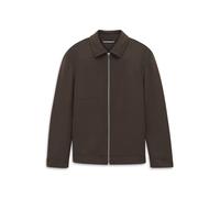 Blouson BUGATTI "Regular Fit", Herren, Gr. 52, braun (80, braun), 100% Wolle, unifarben, regular fit, Jacken Blouson, Regular Fit Wolle Handmade Umlegekragen (87597009-52) 80, braun