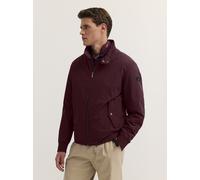 Blouson BUGATTI "Regular Fit", Herren, Gr. 52, rot (790, brombeere), 85% Polyamid, 15% Elasthan, unifarben, regular fit, Jacken Blouson, Regular Fit DynamicSeries Stretch Stehkragen (57487618-52) 790,