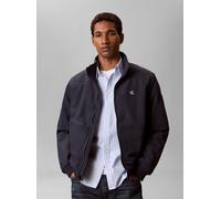 Blouson CALVIN KLEIN JEANS, Herren, Gr. XXL, schwarz sapphire, Web, Obermaterial: 100% Nylon. Futter: 100% Polyester. Füllung: 100% Polyester, unifarben, regular fit normal, hoch geschlossener Ausschn