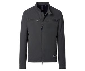 Blouson CASAMODA "CASAMODA Blouson uni", Herren, Gr. 3XL, grau, 100% Polyester, Jacken Blouson (50267969-XXXL) grau