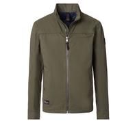 Blouson CASAMODA "CASAMODA Blouson uni", Herren, Gr. XL, grün (dunkelgrün), 100% Baumwolle, Jacken Blouson (45989064-XL) dunkelgrün