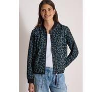 Blouson CECIL, Damen, Gr. L (42), grün (dried olive grün), Web, Obermaterial: 100% Polyester. Futter: 100% Polyester, gemustert, hüftlang, Rippbündchen, Jacken Blouson, mit Tunnelzug und Leo-Muster (5