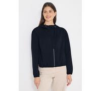 Blouson CECIL, Damen, Gr. L (42), universal blau, Stoff, Obermaterial: 50% Polyester, 43% Baumwolle, 7% Elasthan; Futter: 100% Polyester, unifarben, comfort fit normal, ohne Ausschnitt, elastischer Bu
