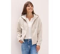 CECIL Damen 2116781 Blouson in Wolloptik, Oat Milk beige Melange, XL