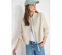 Blouson CECIL, Damen, Gr. XL (44), dust beige, Web, Obermaterial: 66% Baumwolle, 34% Polyamid. Futter: 100% Polyester, unifarben, regular fit normal, Rippbündchen, Jacken Blouson, mit elastischem Bund