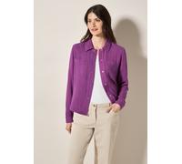 Blouson CECIL, Damen, Gr. XL (44), magenta lacquer, Web, 100% Baumwolle, unifarben, comfort fit normal, V-Ausschnitt, breiter Bund, Jacken Blouson, aus reiner Baumwolle (36224641-XL) magenta lacquer