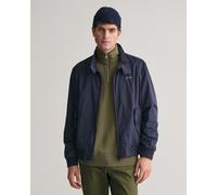 Blouson GANT "Leichte, taillierte Jacke, wetterbeständige Harrington Jacke Klassisch", Herren, Gr. S, blau (evening blau), Web, Obermaterial: 100% Polyester, Jacken Blouson (93922951-S)