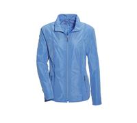 Blouson GOLDNER "Kurzgröße Sportive Übergangsjacke mit Stehkragen", Damen, Gr. 21, blau (jeansblau), Obermaterial: 100% Polyester PES., normal, Sonstiges, Jacken Blouson, Ohne (13161120-21) jeansblau