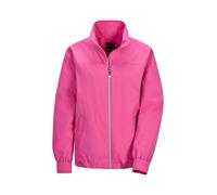 Blouson GOLDNER "Moderne Freizeitjacke mit Reißverschluss", Damen, Gr. 48, pink, Obermaterial: 100% Polyester PES., weit, Jacken Blouson, Sattel im Rück und Vorderteil (83525569-48) pink