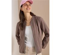 Blouson CECIL, Damen, Gr. L (42), urban taupe, Web, 75% Baumwolle, 25% Modal, unifarben, comfort fit normal, Rundhals, elastischer Bund, Jacken Blouson (51776123-L) urban taupe