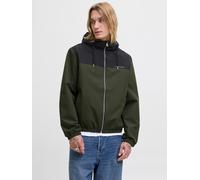 Blouson JACK & JONES "JJELEGACY LIGHT JACKET HOOD NOOS", Herren, Gr. XXL, rosin detail:schwarz blocking, Web, Obermaterial: 100% Polyester, colorblocking, regular fit taillenbedeckt, ohne Ausschnitt,
