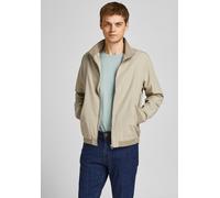 Blouson JACK & JONES "JJERUSH Stylisch, funktional, ideal für Herbst, pflegeleicht", Herren, Gr. S, beige, Web, Obermaterial: 100% Polyester, unifarben, regular fit taillenbedeckt, ohne Ausschnitt, Ri