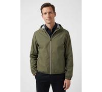 Blouson JACK & JONES "JJJAKE LIGHT JACKET", Herren, Gr. L, grün (dusty olive), Web, Obermaterial: 100% Polyester, unifarben, regular fit, Jacken Blouson (39326765-L) dusty olive