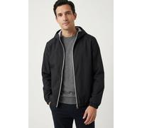 Blouson JACK & JONES "JJJAKE LIGHT JACKET", Herren, Gr. XL, schwarz (schwarz detail:tonal zipper), Web, Obermaterial: 100% Polyester, unifarben, regular fit, Jacken Blouson (59757548-XL) schwarz detai
