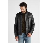 Blouson JCC "1416", Herren, Gr. 54, schwarz, Obermaterial: 100% Leder Rind. Futter: 100% Baumwolle, mit Knopf, Jacken Blouson (27798762-54) schwarz